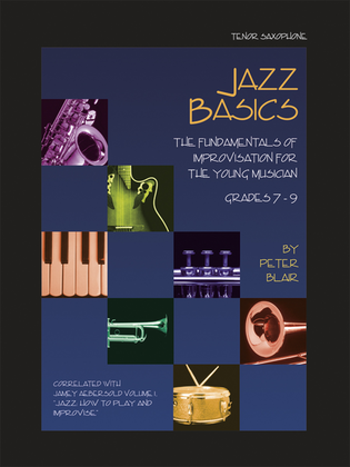 Book cover for Jazz Basics - Tenor Sax