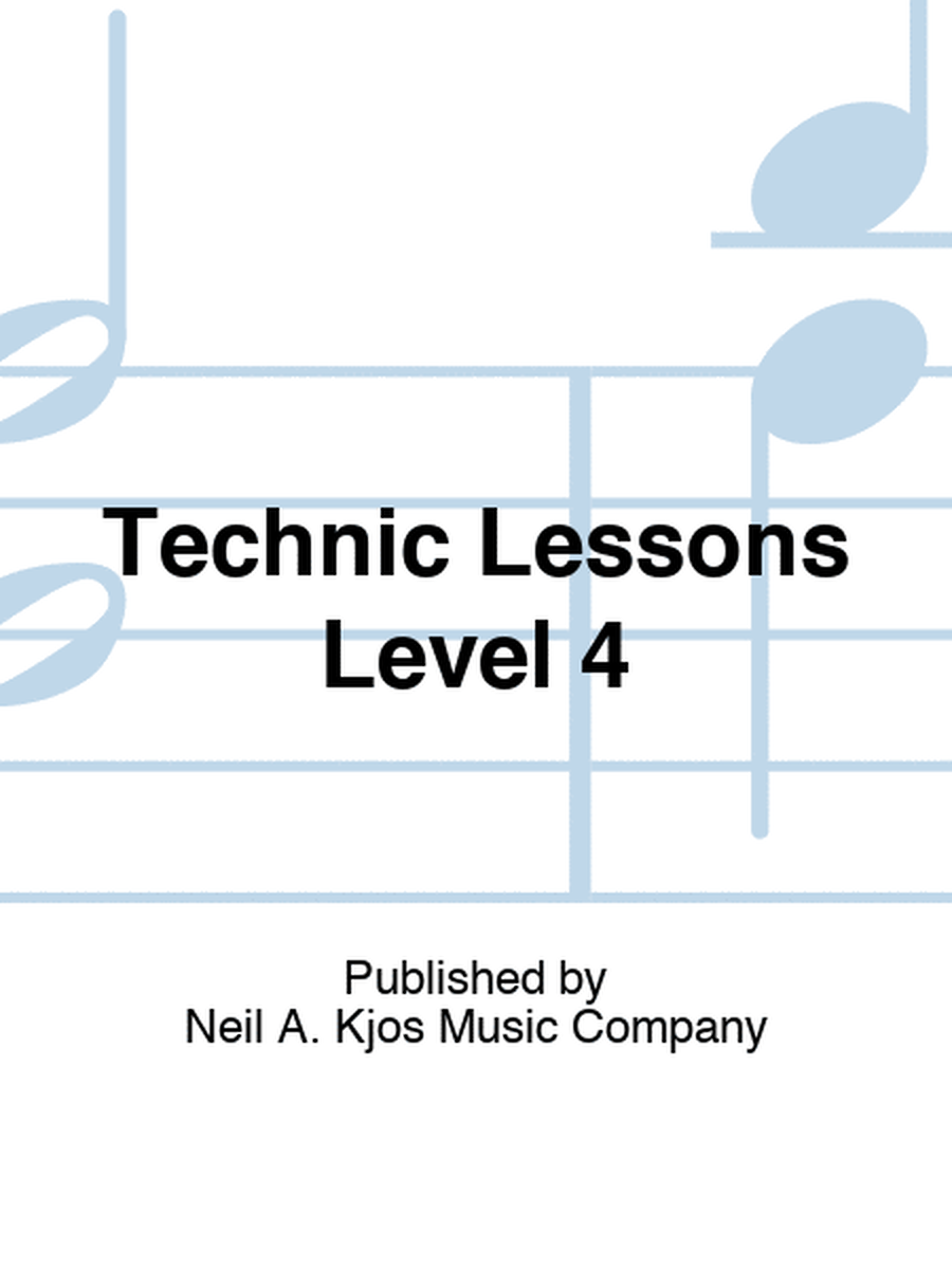 Technic Lessons Level 4