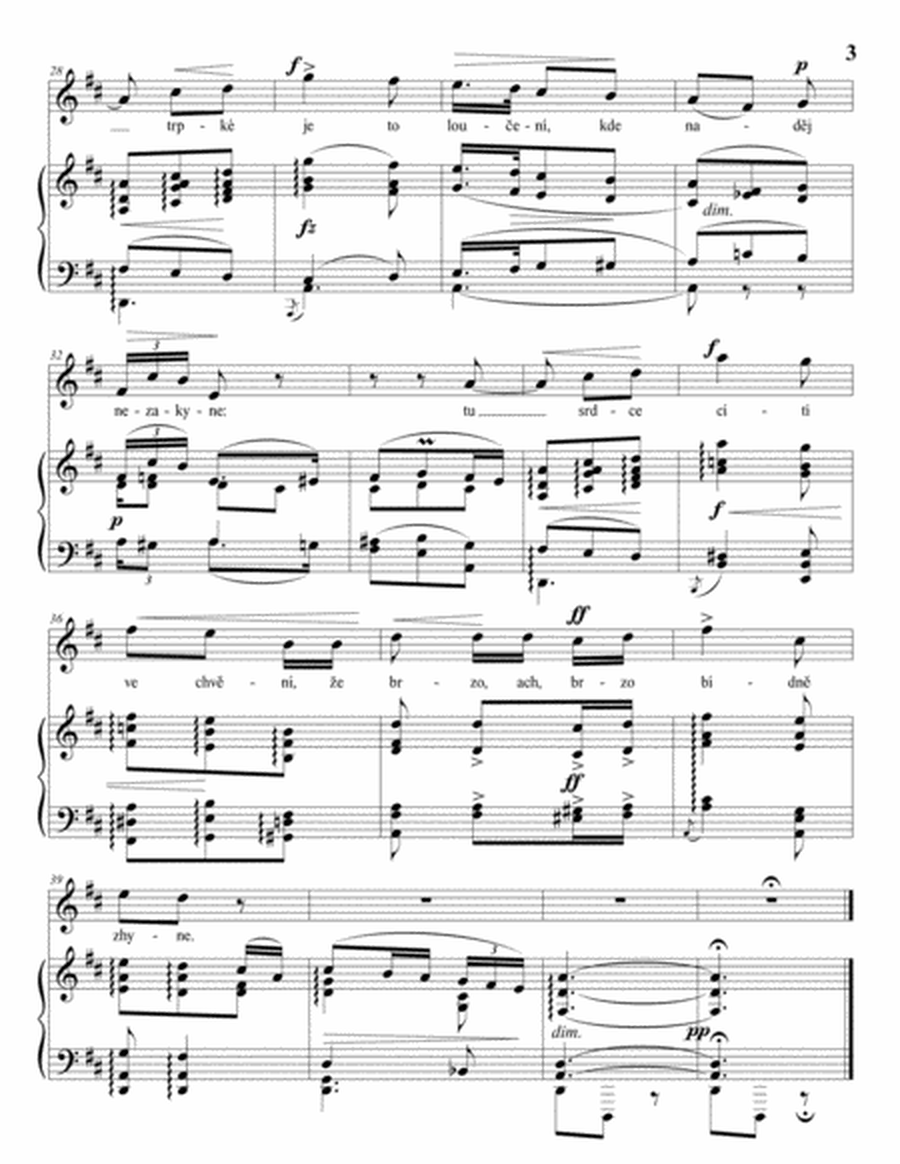 DVORÁK: Písně milostné, Op. 83 (Original key, "Love songs")