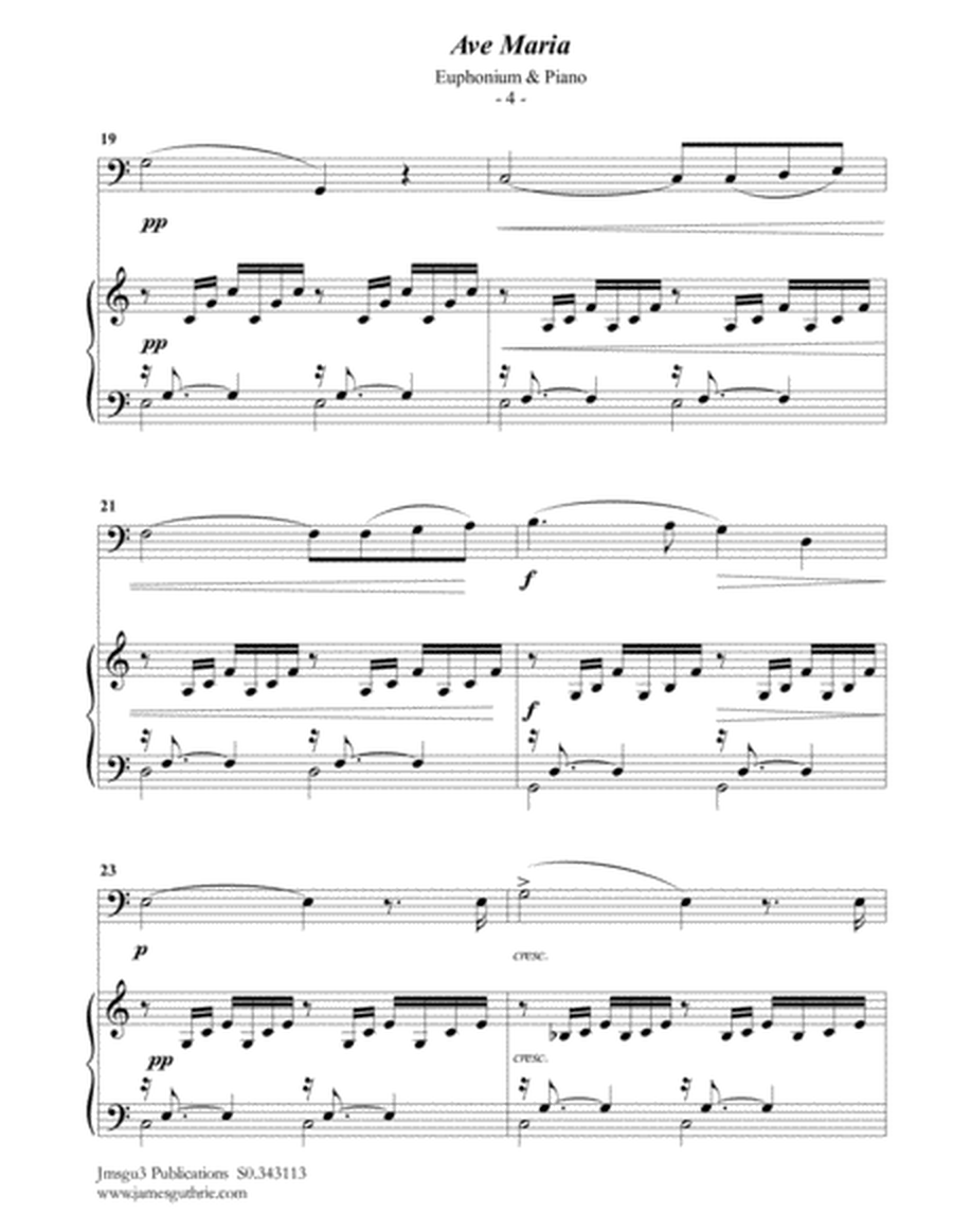 Bach-Gounod: Ave Maria for Euphonium & Piano image number null