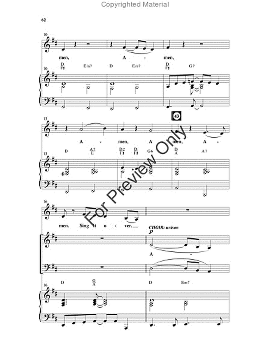 Redeeming Love (Has Been My Theme) - Choral Book image number null