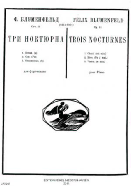 Trois nocturnes : pour piano, op. 51