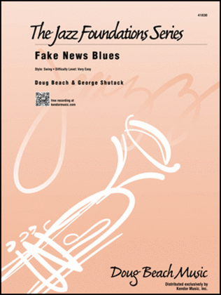 Book cover for Fake News Blues