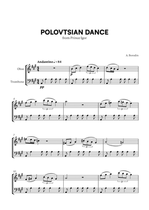 Book cover for Polovtsian Dance (from Prince Igor) (for Oboe and Trombone)