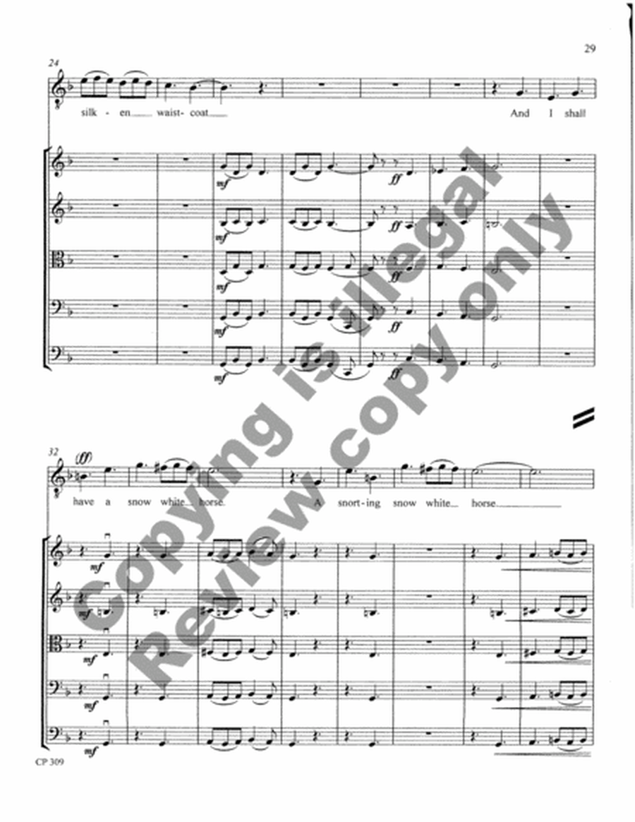 Songs of Laughter, Love, & Tears (Full Score & Parts) image number null