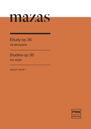 Book cover for Studies Op. 36