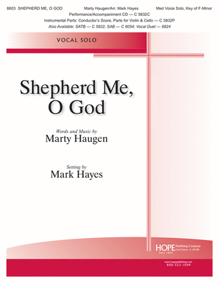 Book cover for Shepherd Me, O God