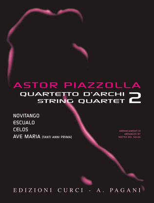 Book cover for Astor Piazzolla for String Quartet