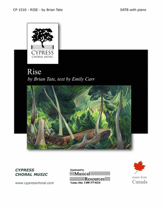Book cover for Rise - from the Emily Carr Suite