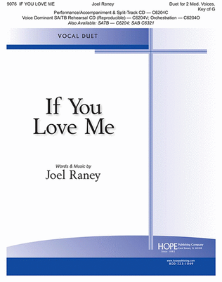 Book cover for If You Love Me