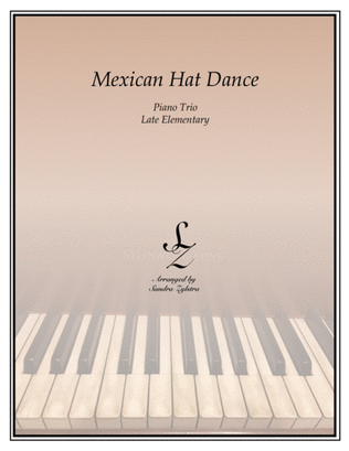 Book cover for Mexican Hat Dance (1 piano, 6 hands trio)