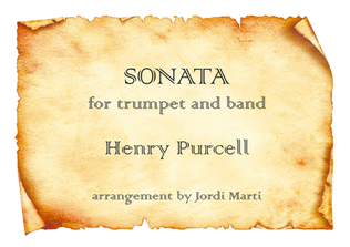 Book cover for Sonata for trumpet and concert band