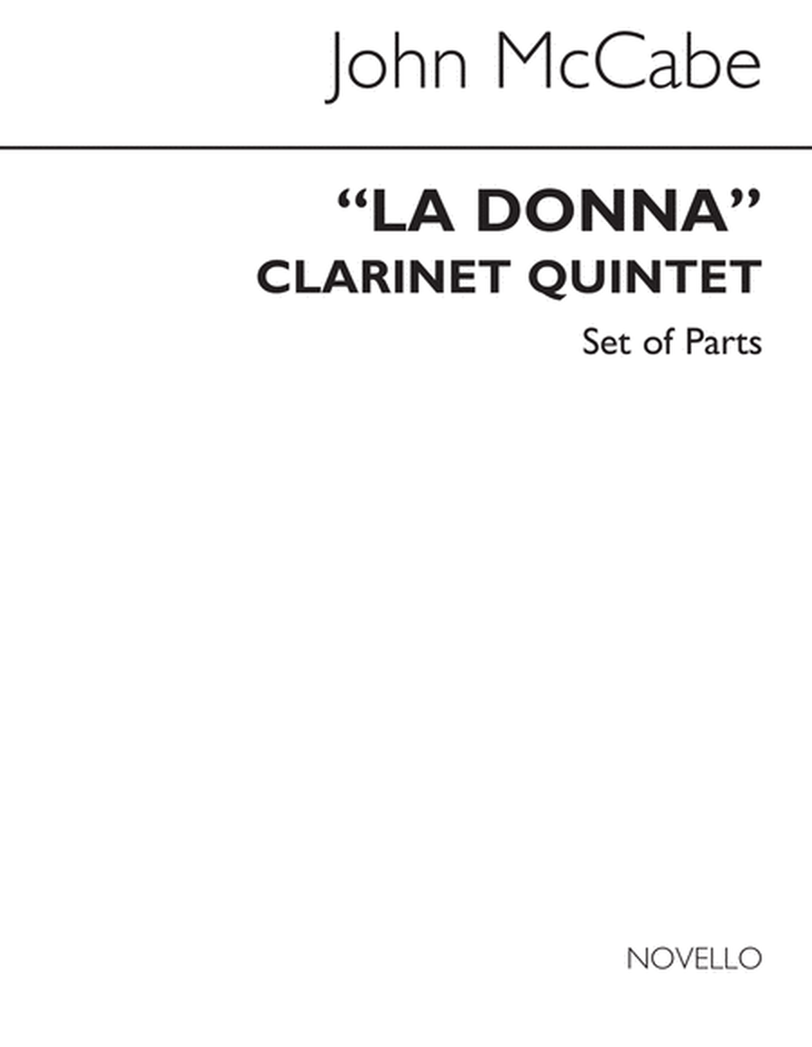 Clarinet Quintet - 'La Donna' (Parts)