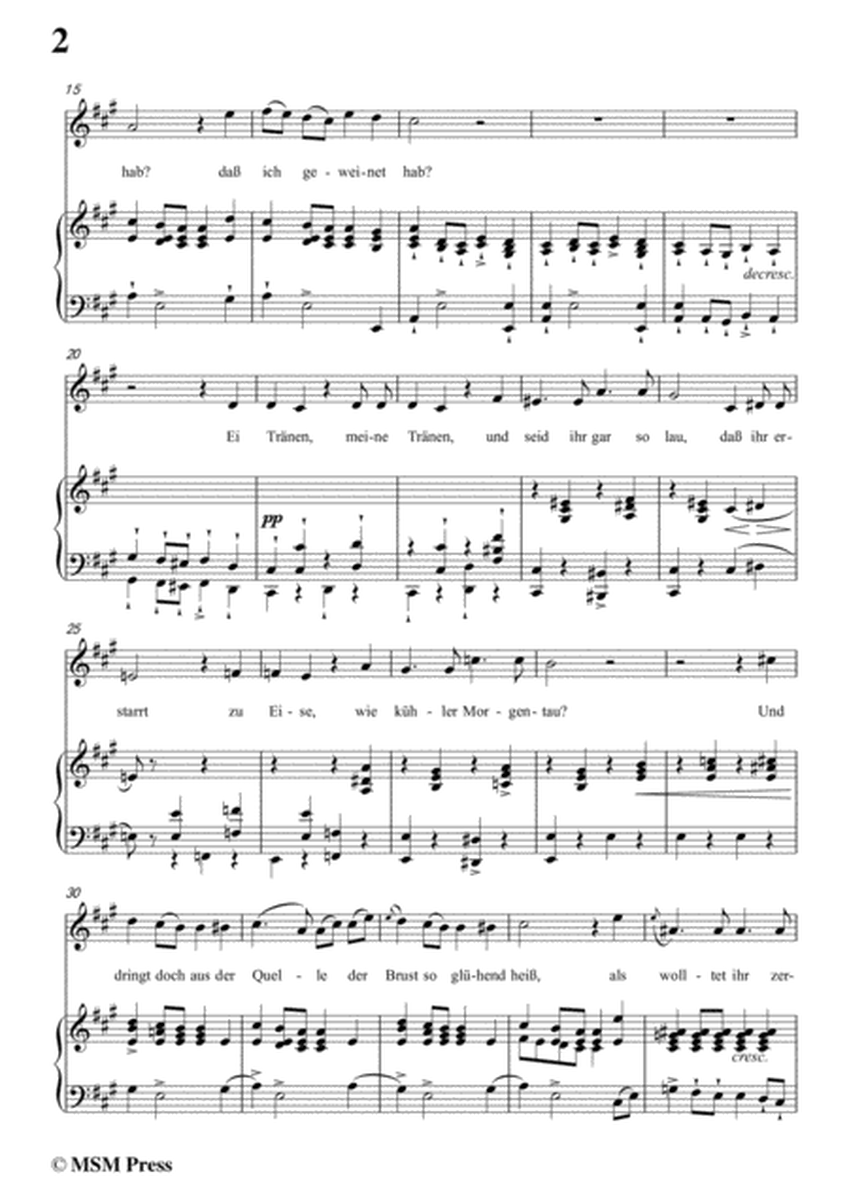 Schubert-Gefrorne Tränen,from 'Winterreise',Op.89(D.911) No.3,in f sharp minor,for Voice&Piano image number null