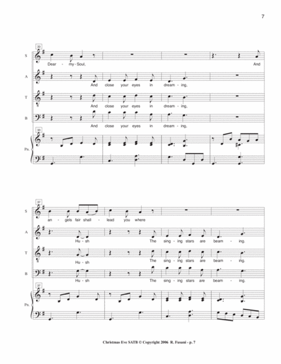 Christmas Eve (SATB) image number null