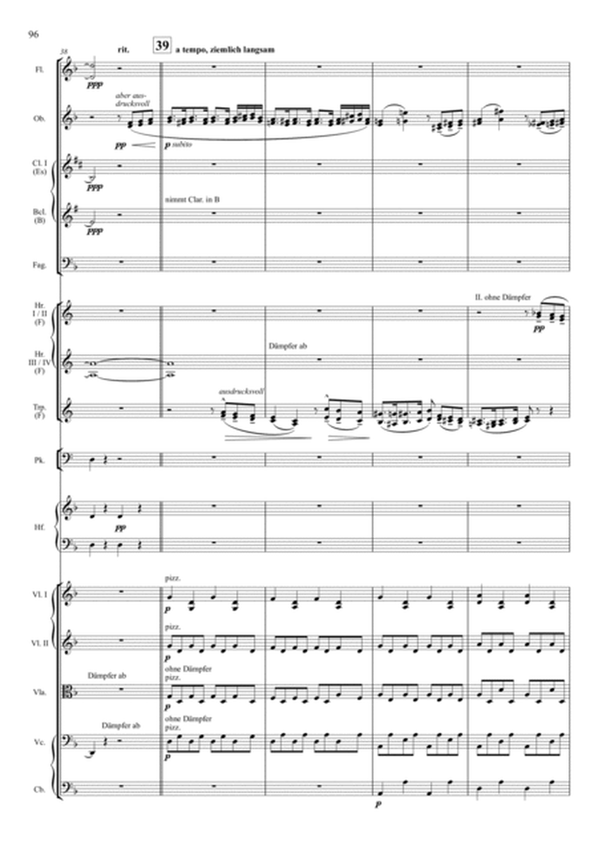 Mahler (arr. Lee): Symphony No. 1 in D Major 3rd movement - Score Only