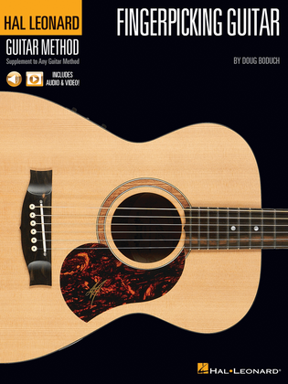 Book cover for Hal Leonard Fingerpicking Guitar Method