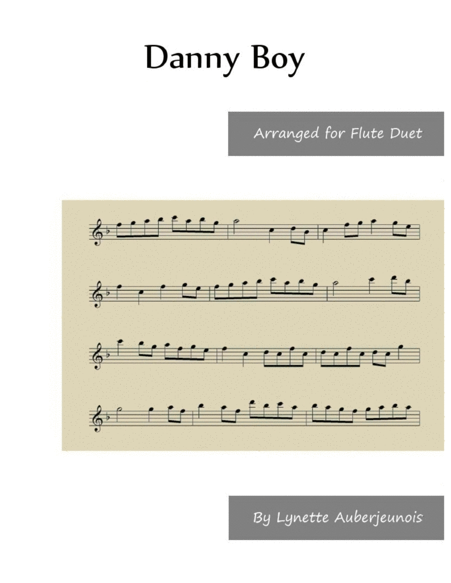 Danny Boy - Flute Duet image number null