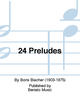 Book cover for 24 Preludes