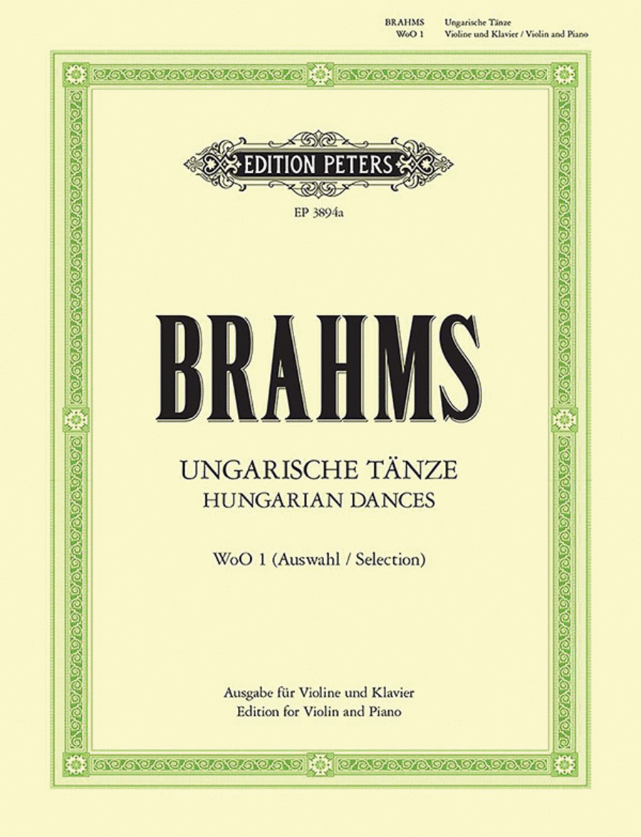 Johannes Brahms: 12 Hungarian Dances (Ingarische Tanze)