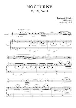 Nocturne Op. 9, No. 1 for Alto Saxophone and Piano