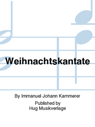 Book cover for Weihnachtskantate Orgel Partitur
