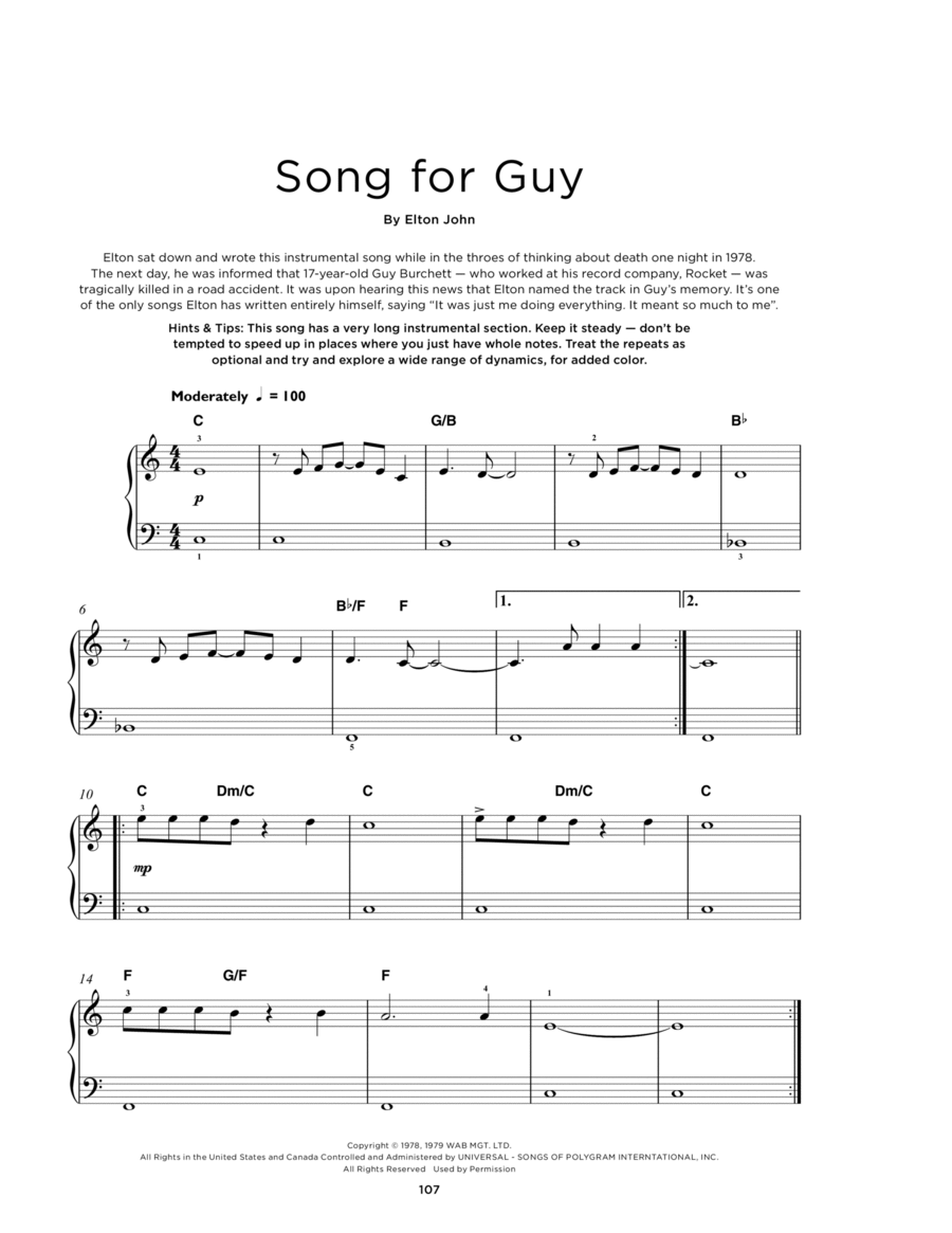 Song For Guy