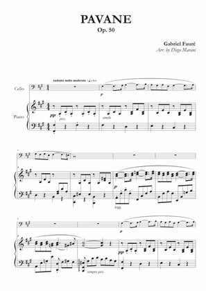 Pavane for Cello and Piano