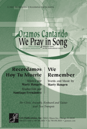 We Remember / Recordamos hoy tu muerte - Instrument edition