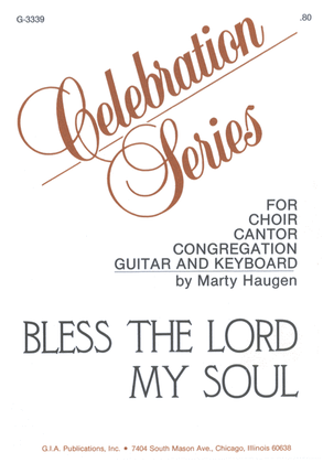 Book cover for Bless the Lord, My Soul