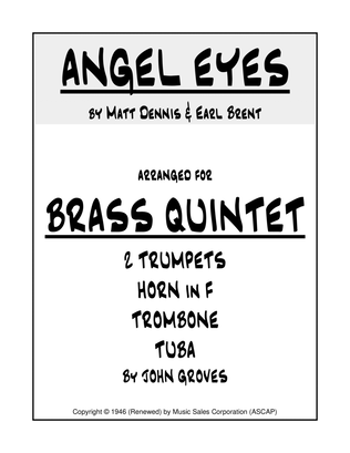 Book cover for Angel Eyes