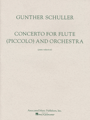 Book cover for Concerto for Flute (Piccolo) and Orchestra