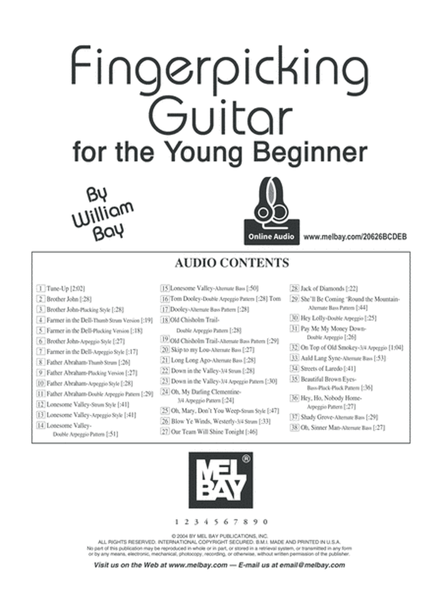 Fingerpicking Guitar for the Young Beginner image number null