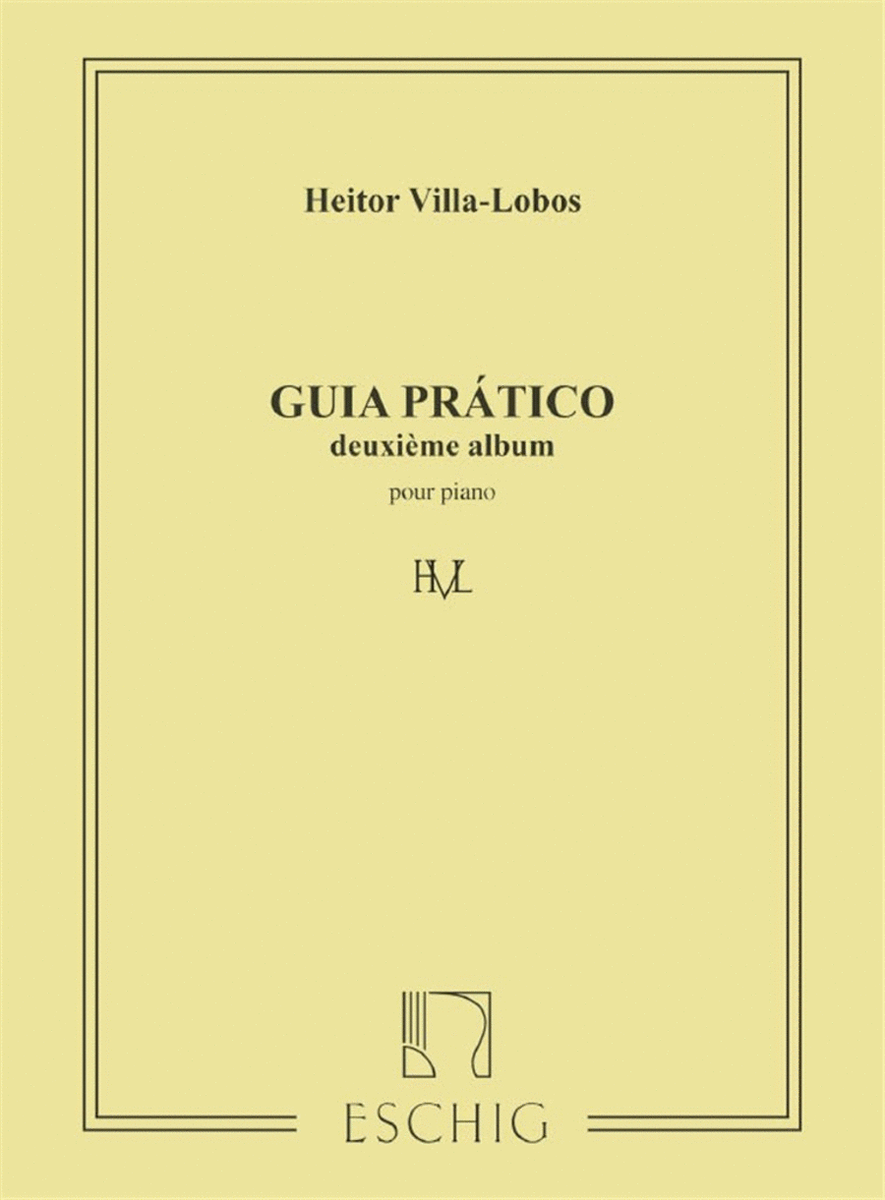 Villa-Lobos Guia Pratico Album N 2 Piano