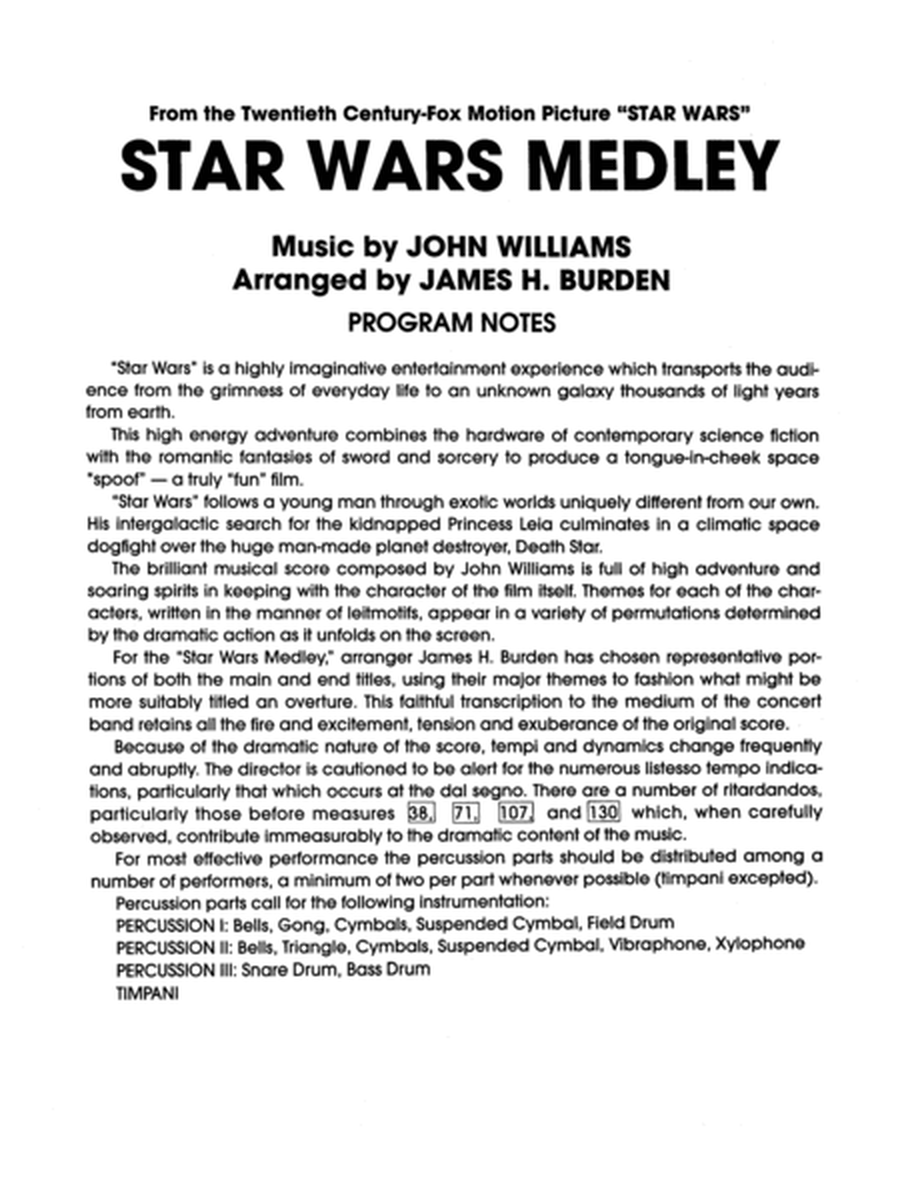 Star Wars Medley