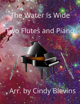 Book cover for The Water Is Wide, Two Flutes and Piano