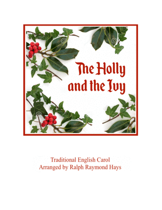Book cover for The Holly and the Ivy (for flute choir)