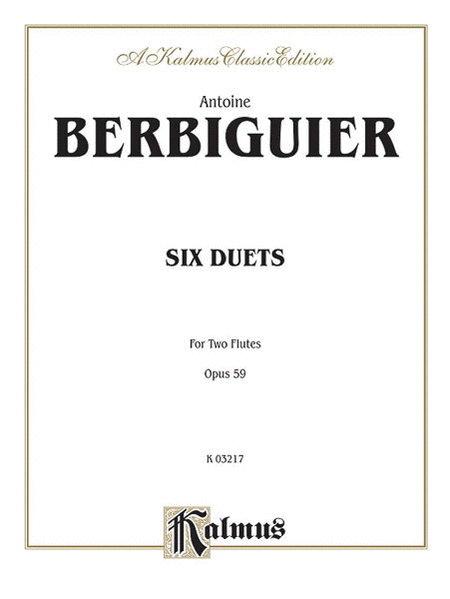 Six Duets for Two Flutes, Op. 59