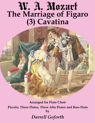 Book cover for The Marriage of Figaro for Flute Choir 3 Cavatina