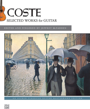 Book cover for Coste -- Selected Works for Guitar