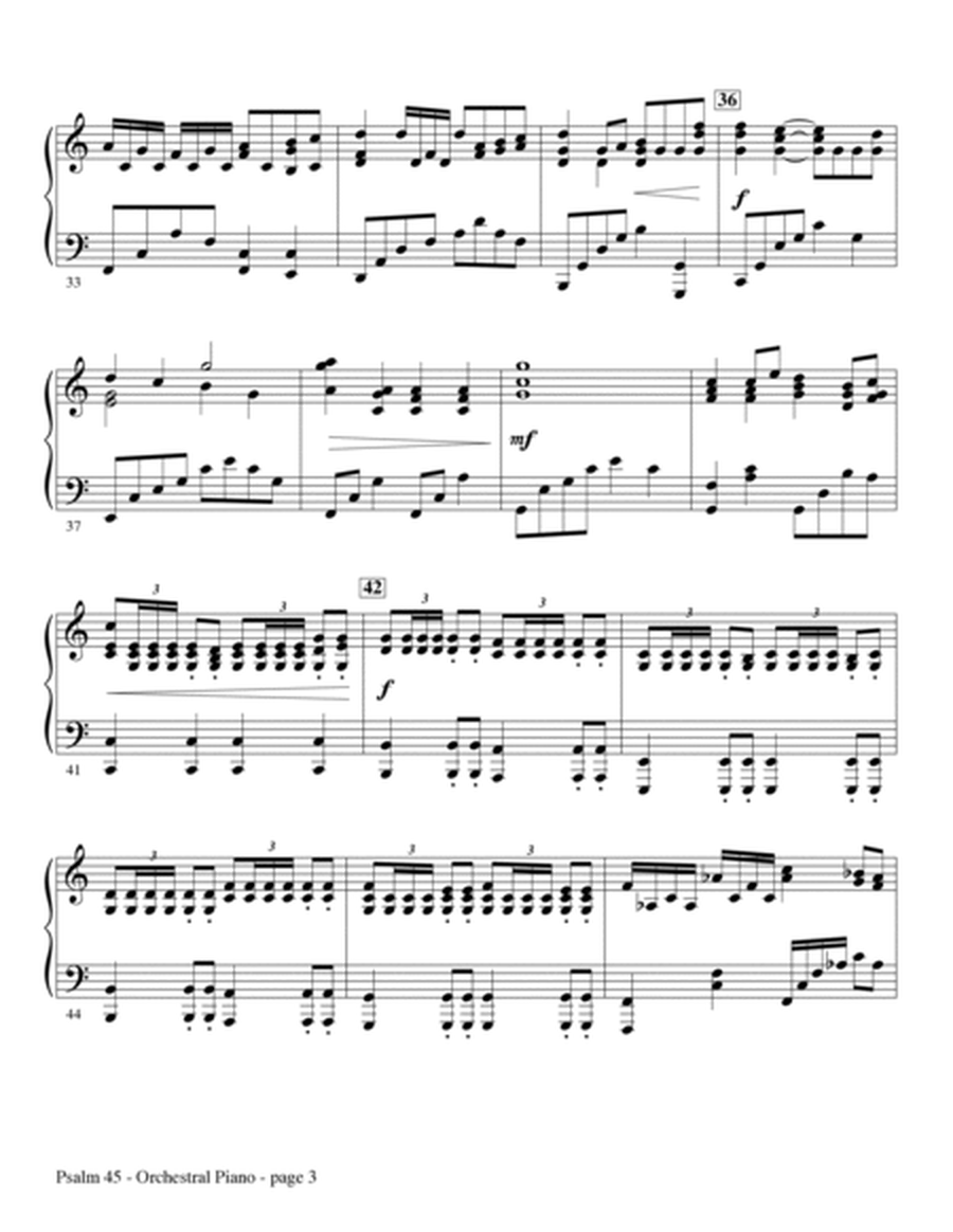 Psalm 45 - Piano