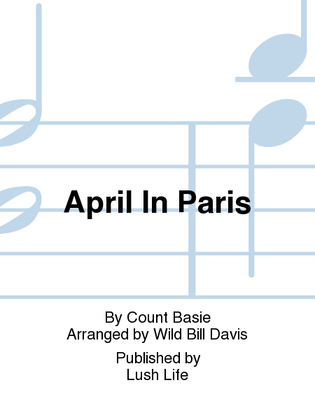 Book cover for April In Paris
