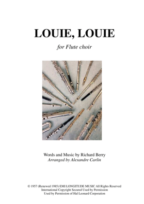 Book cover for Louie, Louie