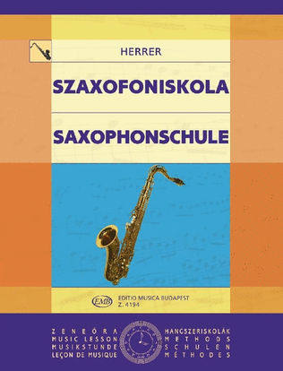 Book cover for Saxophonschule
