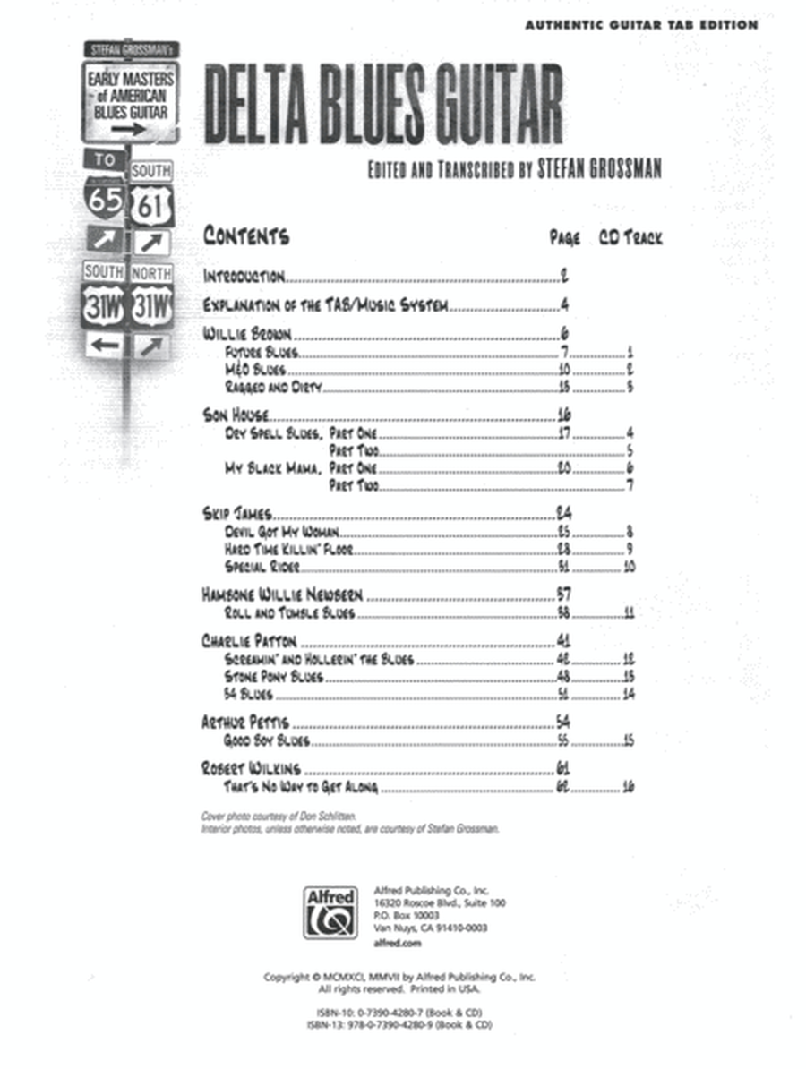 Stefan Grossman's Early Masters of American Blues Guitar: Delta Blues Guitar image number null