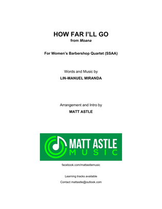 Book cover for How Far I'll Go