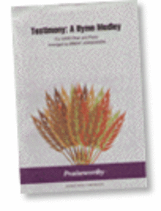 Book cover for Testimony: A Hymn Medley - SATB