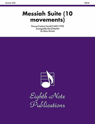 Book cover for Messiah Suite (10 movements)