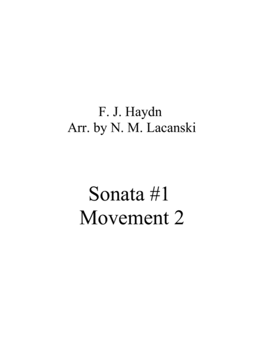 Sonata #1 Movement 2 image number null