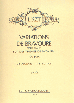 Variations de bravoure op. Post. Sur des themes d